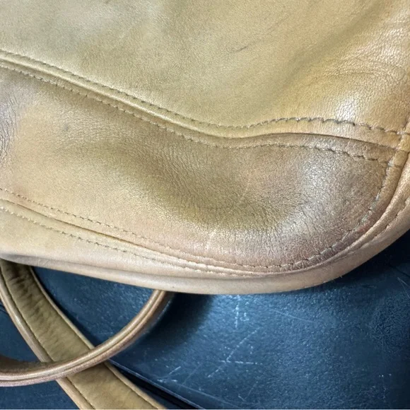 Coach Vintage Womens‎ Handbag Brown Leather Shoulder Bag - Picture 4 of 12